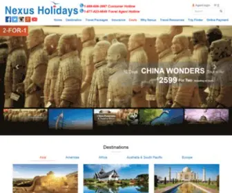 Nexusholidays.com(Nexus Holidays) Screenshot
