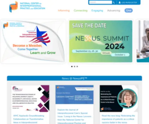 Nexusipe.org(The national center) Screenshot