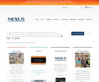 Nexusmagazine.com(NEXUS Magazine) Screenshot