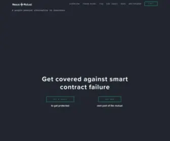 Nexusmutual.io(Nexus Mutual) Screenshot