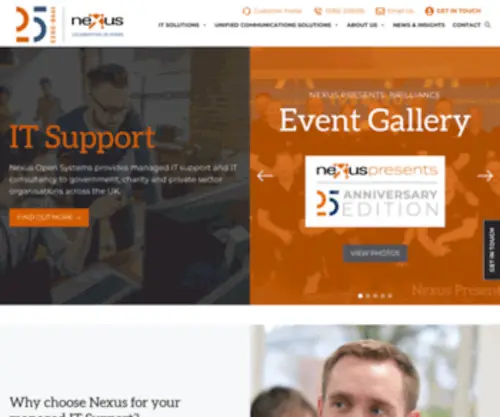 Nexusos.co.uk(Award Winning IT Solutions) Screenshot