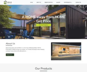 Nexusportablecabins.com(Nexus) Screenshot
