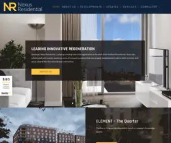 Nexusresidential.co.uk(Liverpool Property Developers) Screenshot