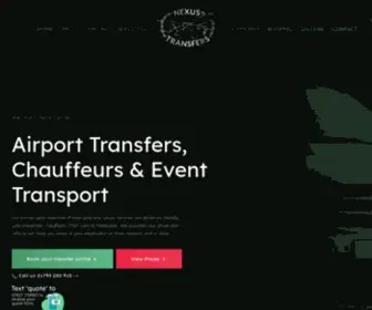 Nexustransfers.co.uk(Nexus Transfers) Screenshot