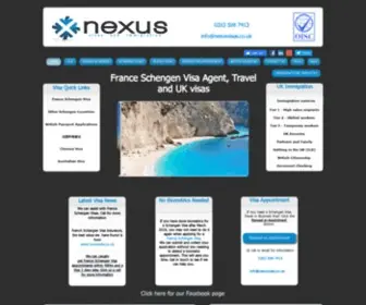 Nexusvisas.co.uk(France Schengen) Screenshot