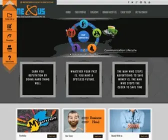 Nexuszone.co.in(Nexus Zone Corporate Communication) Screenshot