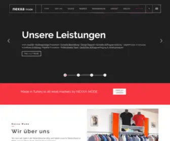 Nexxa-Mode.com(NEXXA Mode Textilhersteller Türkei) Screenshot