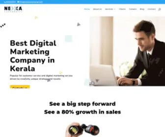 Nexxacorporates.com(Best Digital marketing company in Kerala) Screenshot