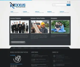 Nexxussg.com(Nexxus Solutions Group) Screenshot