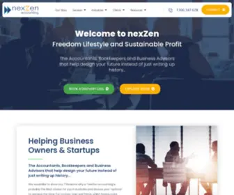 Nexzenaccounting.com.au(Accountants Sunshine Coast) Screenshot