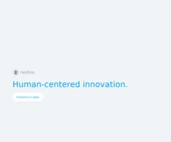 Neybox.com(Human-centered Innovation) Screenshot