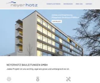 Neyerhotz.ch(Bauleitung, Planung, Beratung von Umbau und Neubau) Screenshot