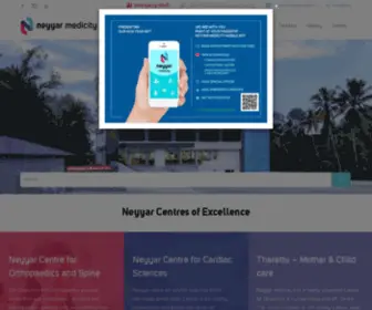 Neyyarmedicity.com(Neyyar Medicity) Screenshot
