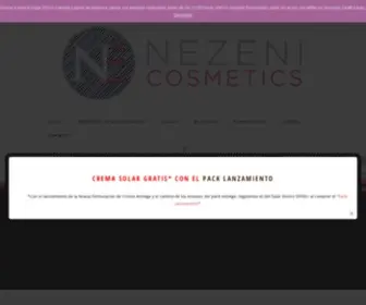 Nezeni.com(Nezeni Cosmetics) Screenshot