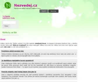 Nezvedej.cz(Úvod) Screenshot