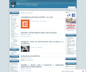 Nezvestice.cz(Nezvěstice) Screenshot