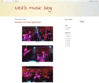 Nezzen.net(Nez's music blog) Screenshot