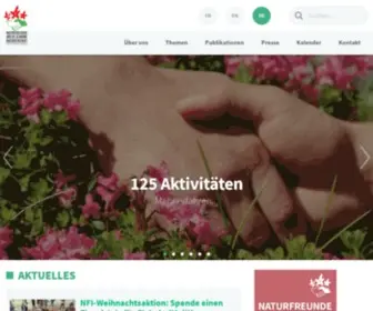NF-INT.org(Naturfreunde Internationale) Screenshot