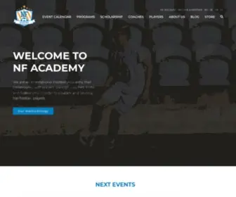 Nfacademy.com(We are an International Football Academy) Screenshot