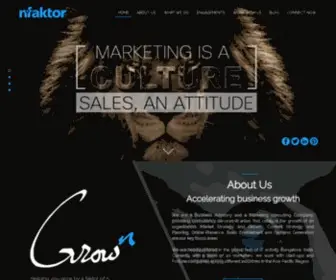 Nfaktor.com(Business Management Consultant) Screenshot