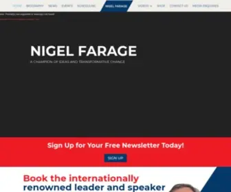 Nfarage.com(Nigel Farage) Screenshot