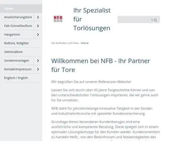 NFB-GMBH.com(Willkommen bei NFB) Screenshot