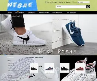 Nfbae.ca(Shop shoes from Nike) Screenshot