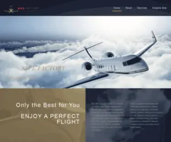 Nfbusinessjets.com(NICE FACTORY) Screenshot