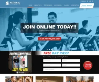 NFC1.com(National Fitness Center) Screenshot