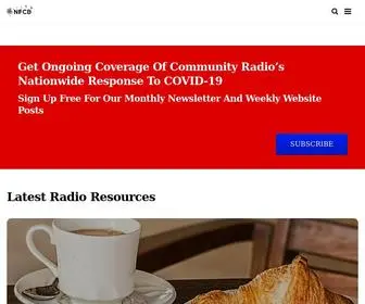 NFCB.org(Community radio representative for more than 40 years) Screenshot