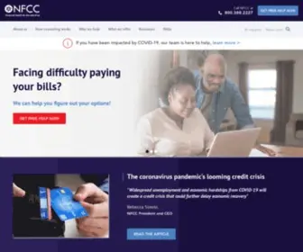NFCC.org(Non Profit Credit Counseling Services) Screenshot