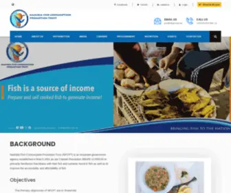 NFCPT.com.na(Namibia Fish Consumption Trust) Screenshot