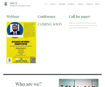 NFCT.co.uk(Nilai Field Consultancy and Training) Screenshot