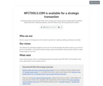 NFctools.com(A unique opportunity to secure for your brand) Screenshot
