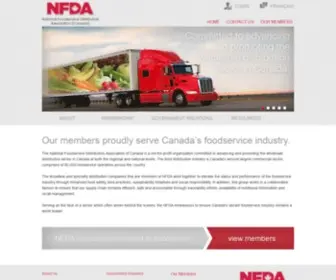 Nfda.ca(National Food Distributors Association (Canada)) Screenshot