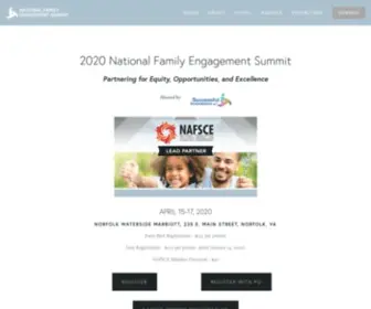 Nfesummit.com(National Family Engagement Summit) Screenshot