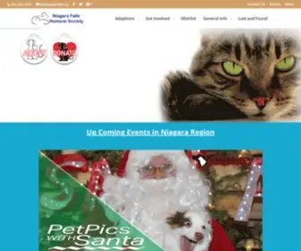 NFHS.ca(Niagara Falls Humane Society) Screenshot