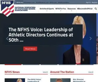 NFHS.org(Keywords list) Screenshot