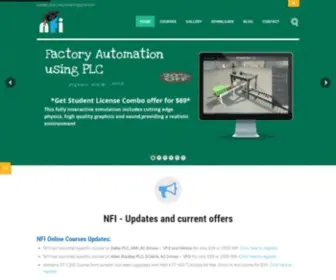 Nfiautomation.org(Industrial Automation Training Academy) Screenshot