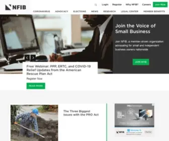Nfib.com(Small Business Association) Screenshot
