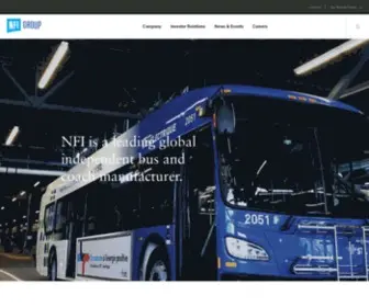 Nfigroup.com(NFI Group Inc) Screenshot