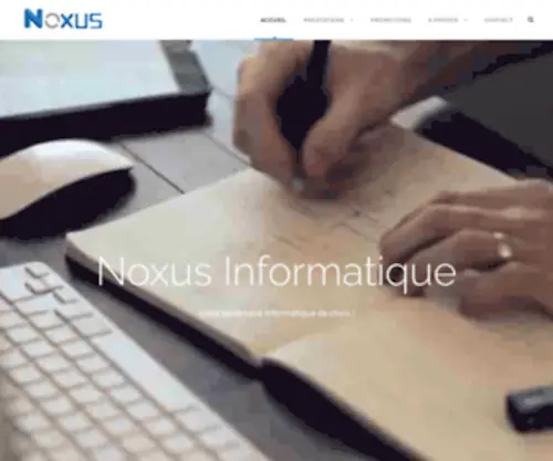 Nfinformatique.ch(Noxus Informatique Sàrl) Screenshot