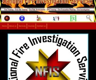 Nfis.co.za(National Fire Investigation Services) Screenshot