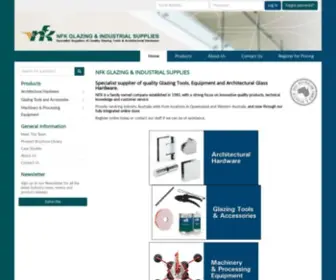 NFK.com.au(NFK Glazing & Industrial Supplies) Screenshot