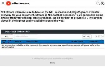 NFL-Streams.tv(NFL Live Stream) Screenshot
