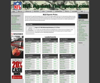 Nflagainstthespread.com(NFL Against The Spread) Screenshot