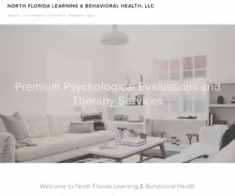 NFLBH.com(North Florida Learning & Behavioral Health) Screenshot