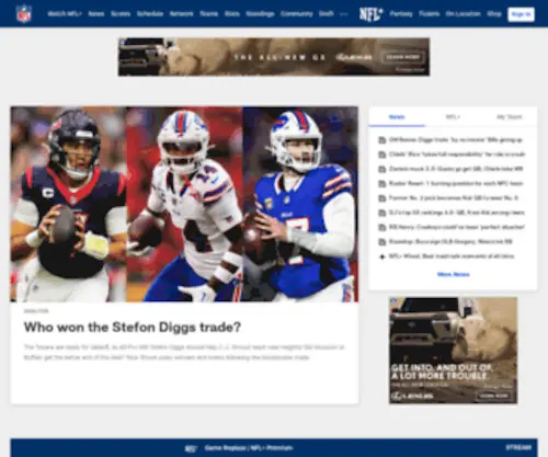 NFL.com Screenshot