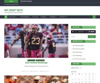 NFLdraftblitz.com(Covering the NFL Draft since 1999) Screenshot