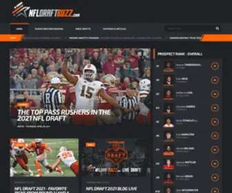 NFLdraftbuzz.com(NFL DRAFT BUZZ Home) Screenshot